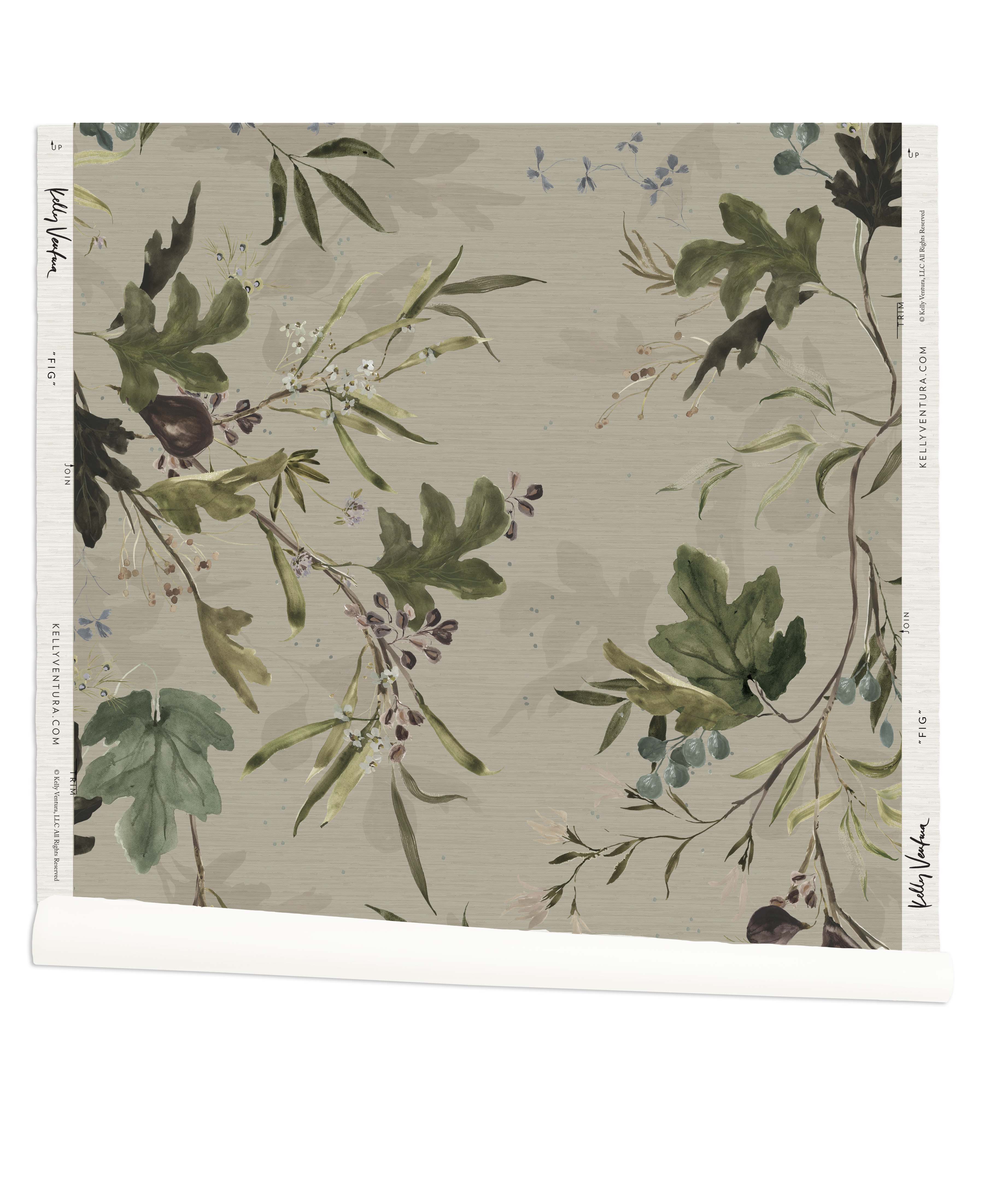 Fig in Hazel Grasscloth Sample