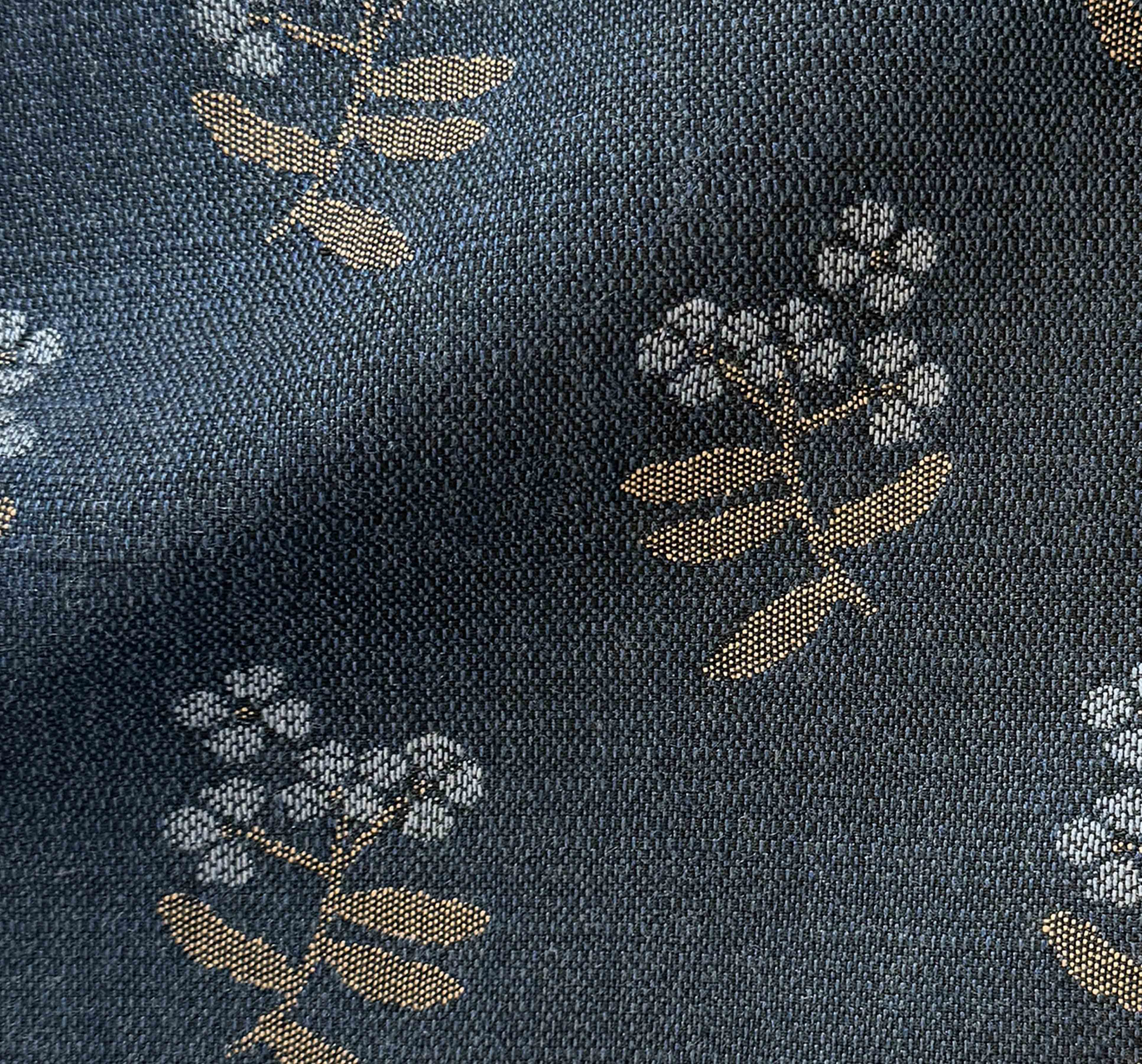 Flora in Indigo Fabric Sample