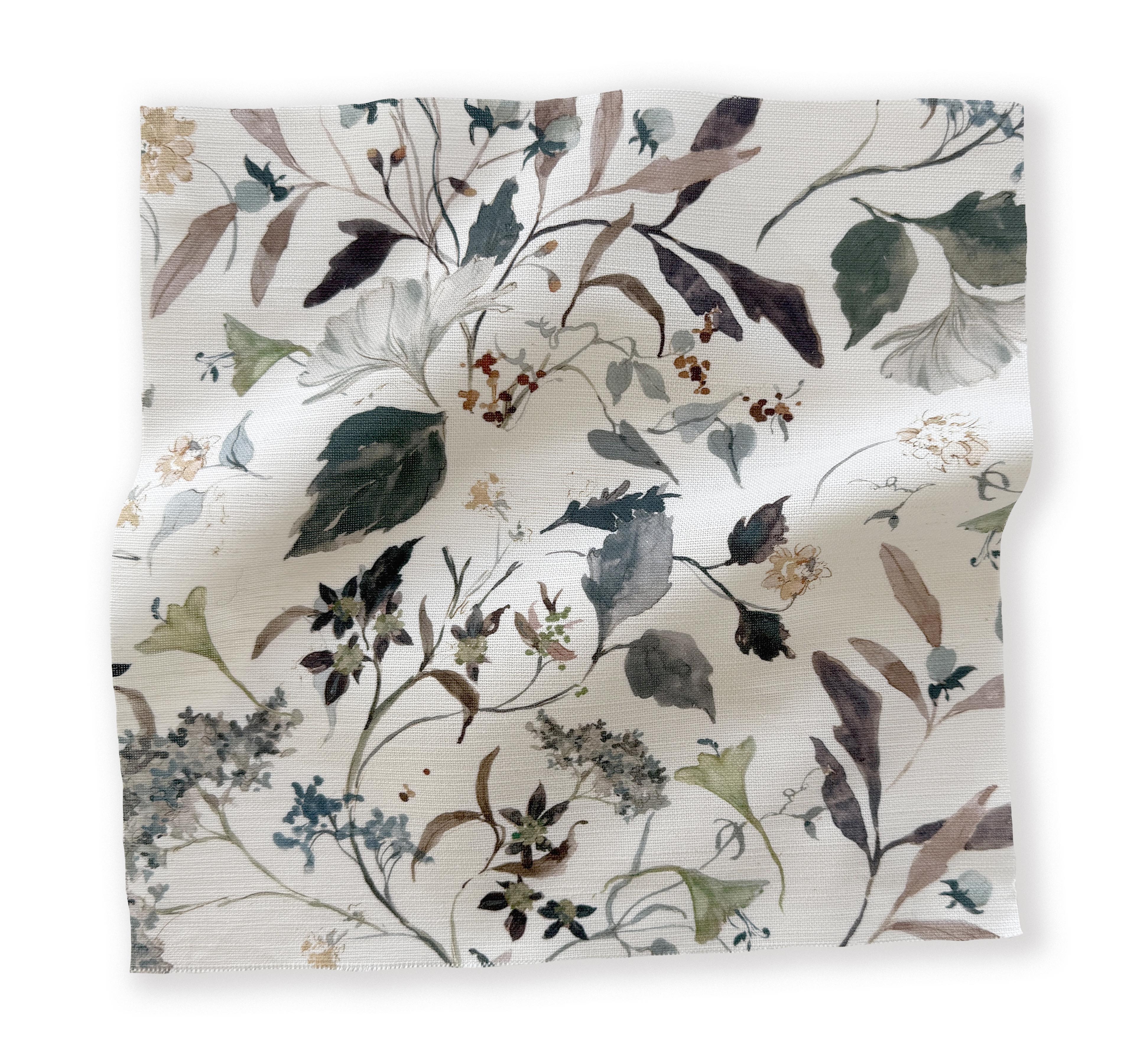 Herbarium in Sage Fabric