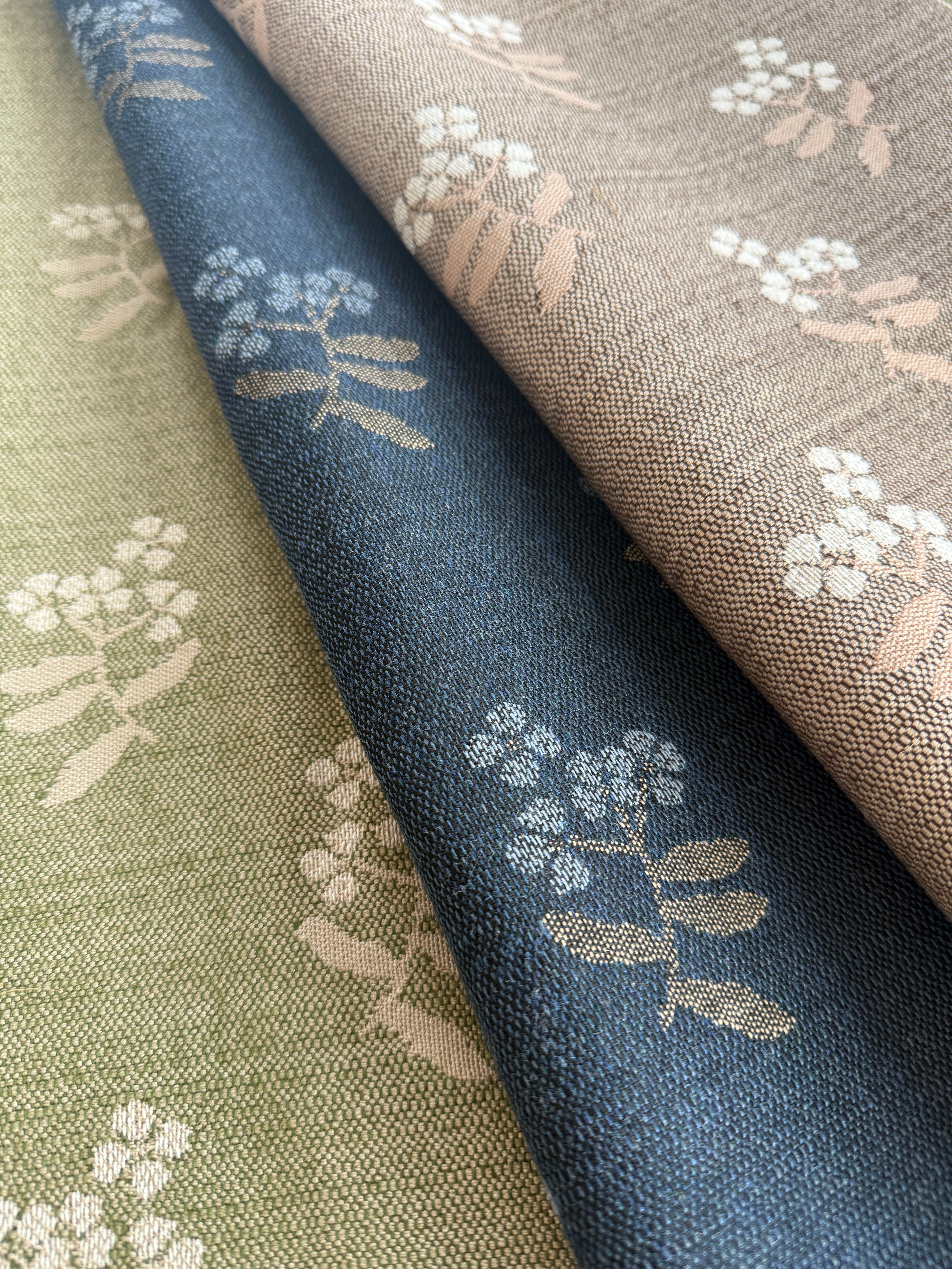 Flora in Indigo Fabric