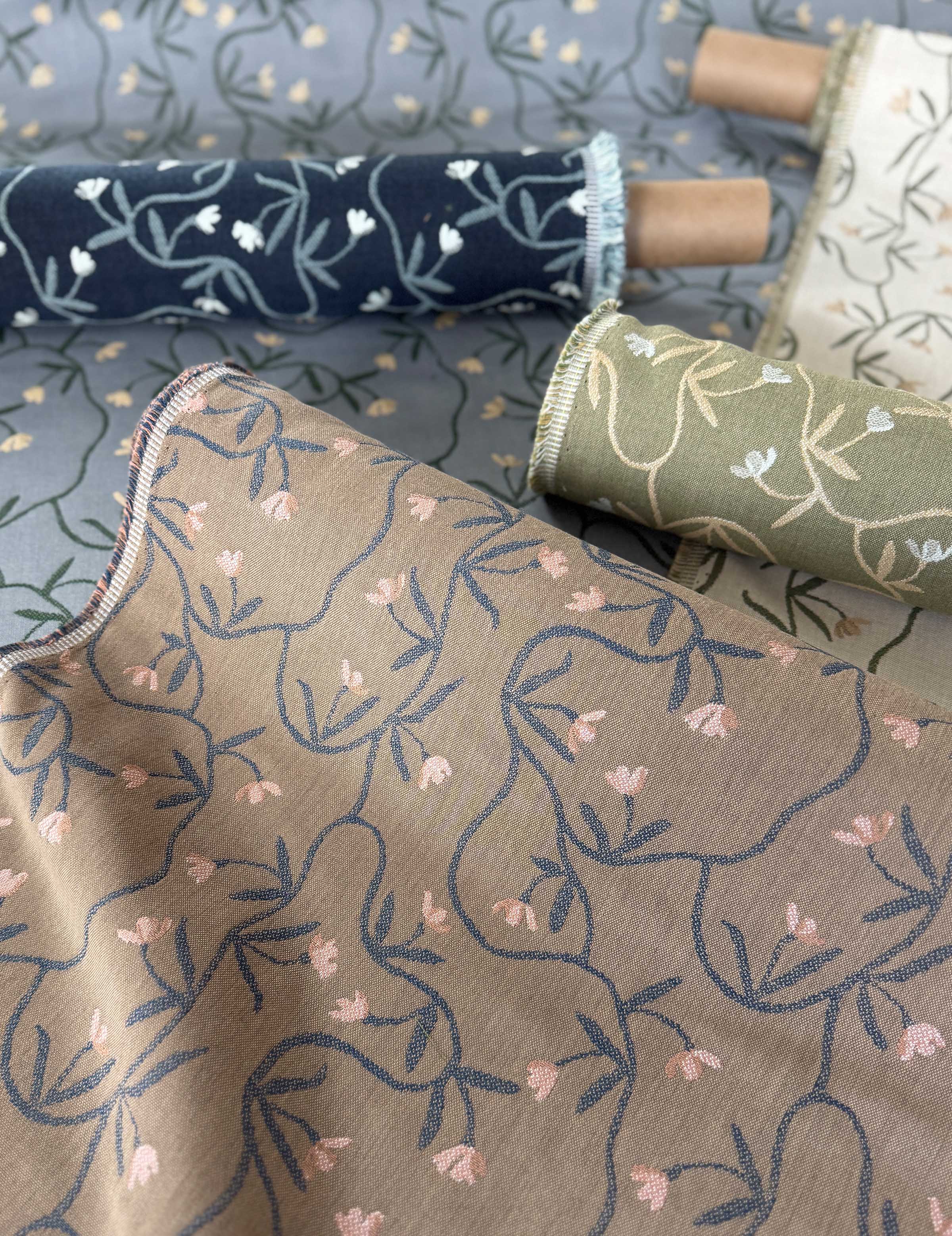 Bramble in Spice Fabric Sample