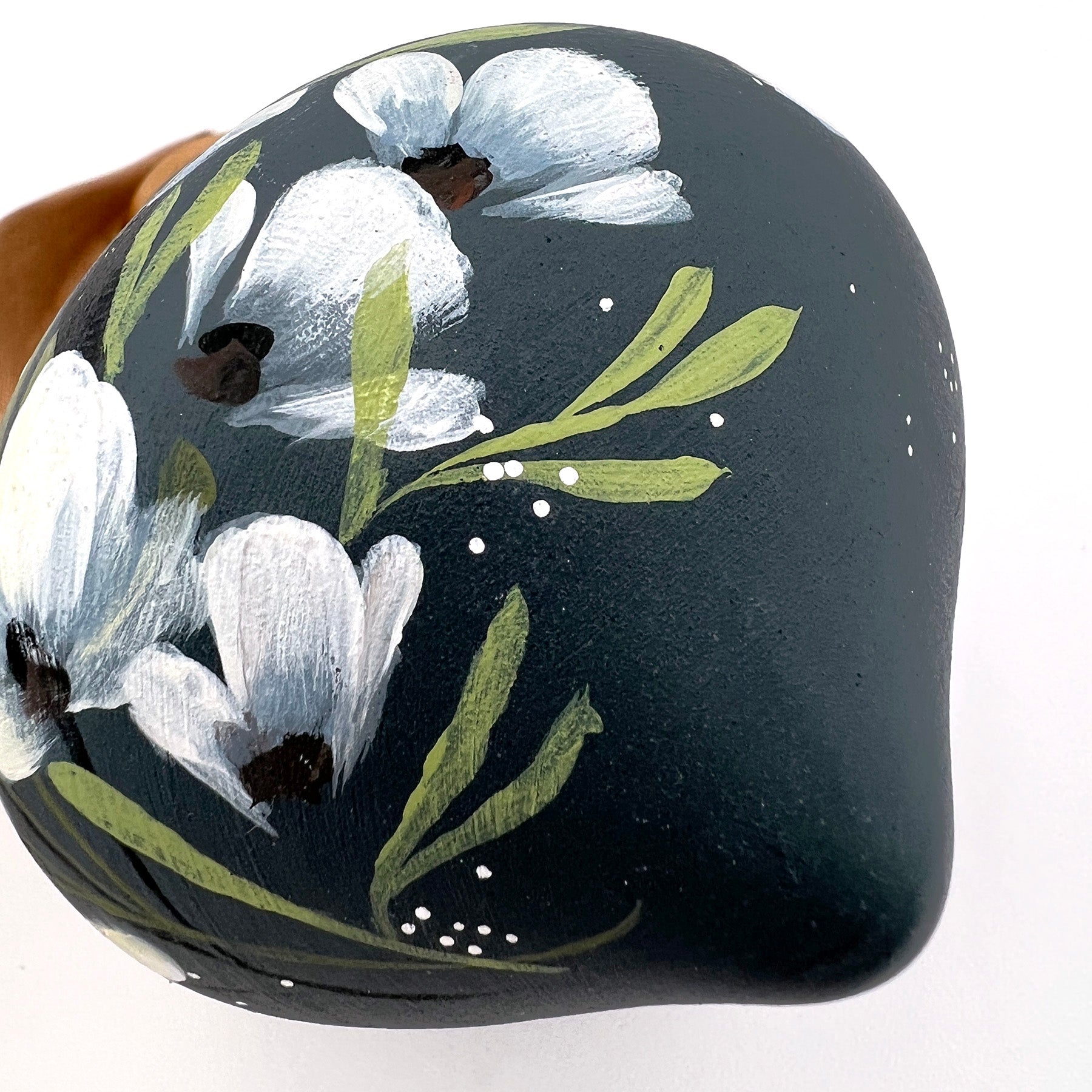 Hydrangea Hand-Painted Ornament