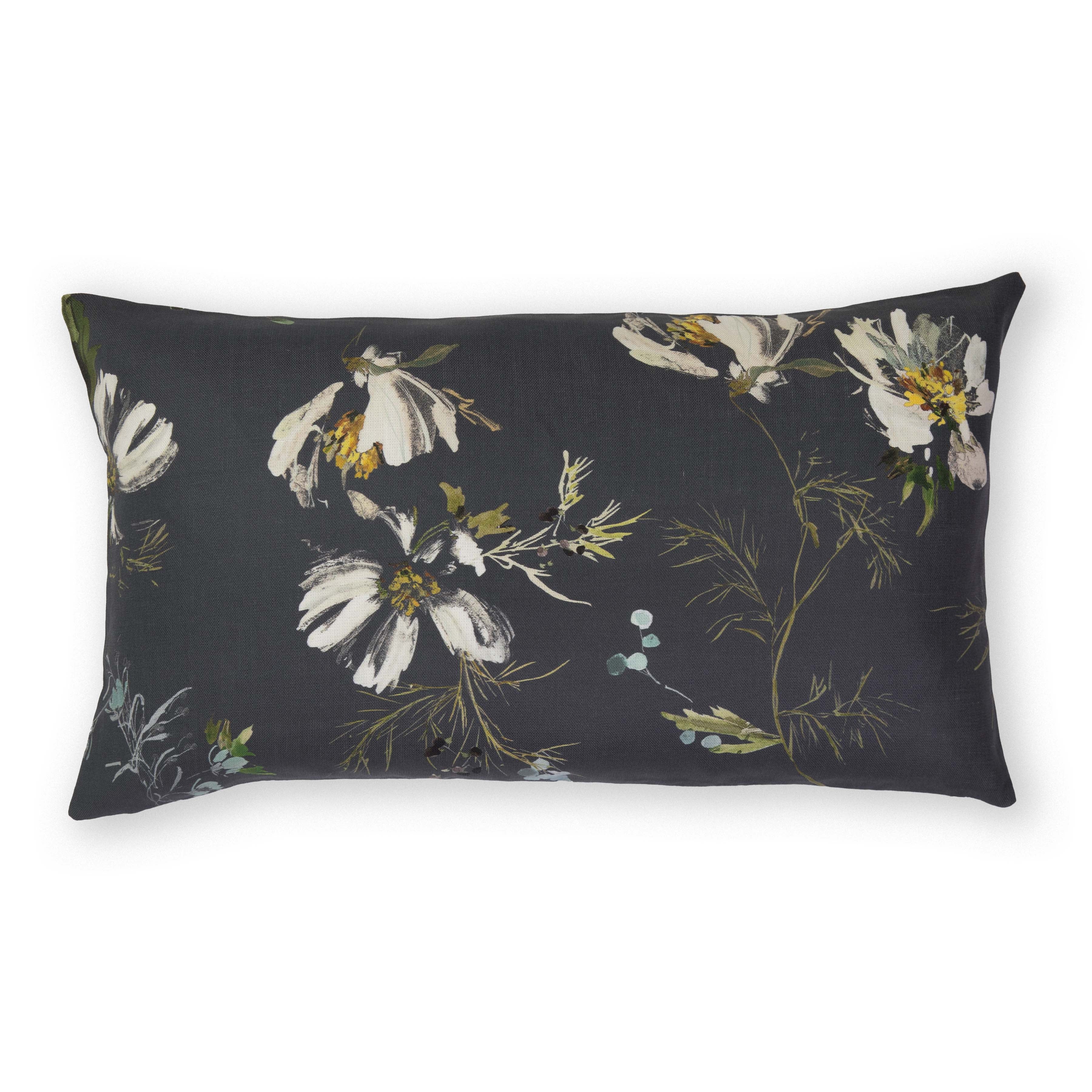 Cosmos in Indigo Pillow Cover