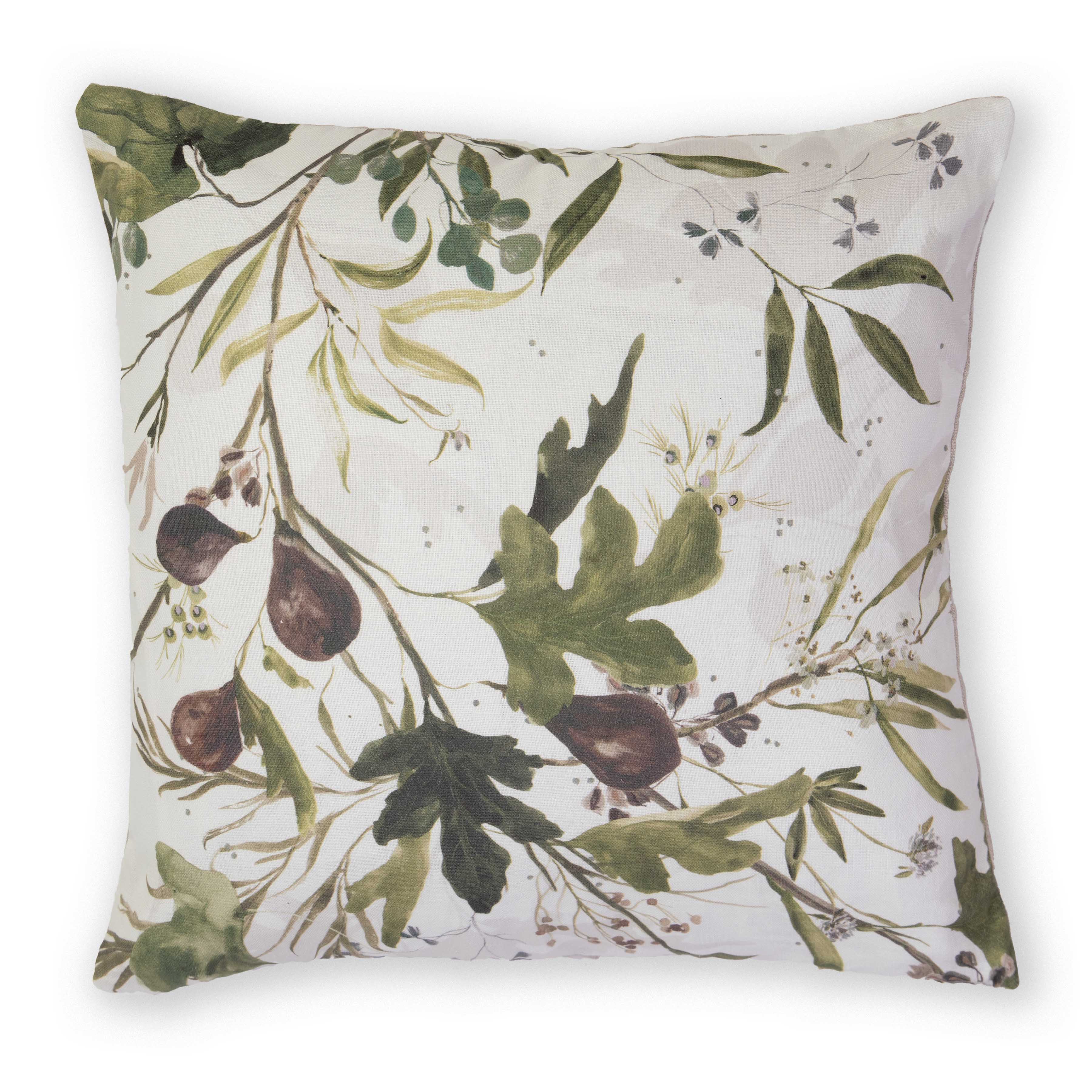 Fig in Linen Pillow Cover