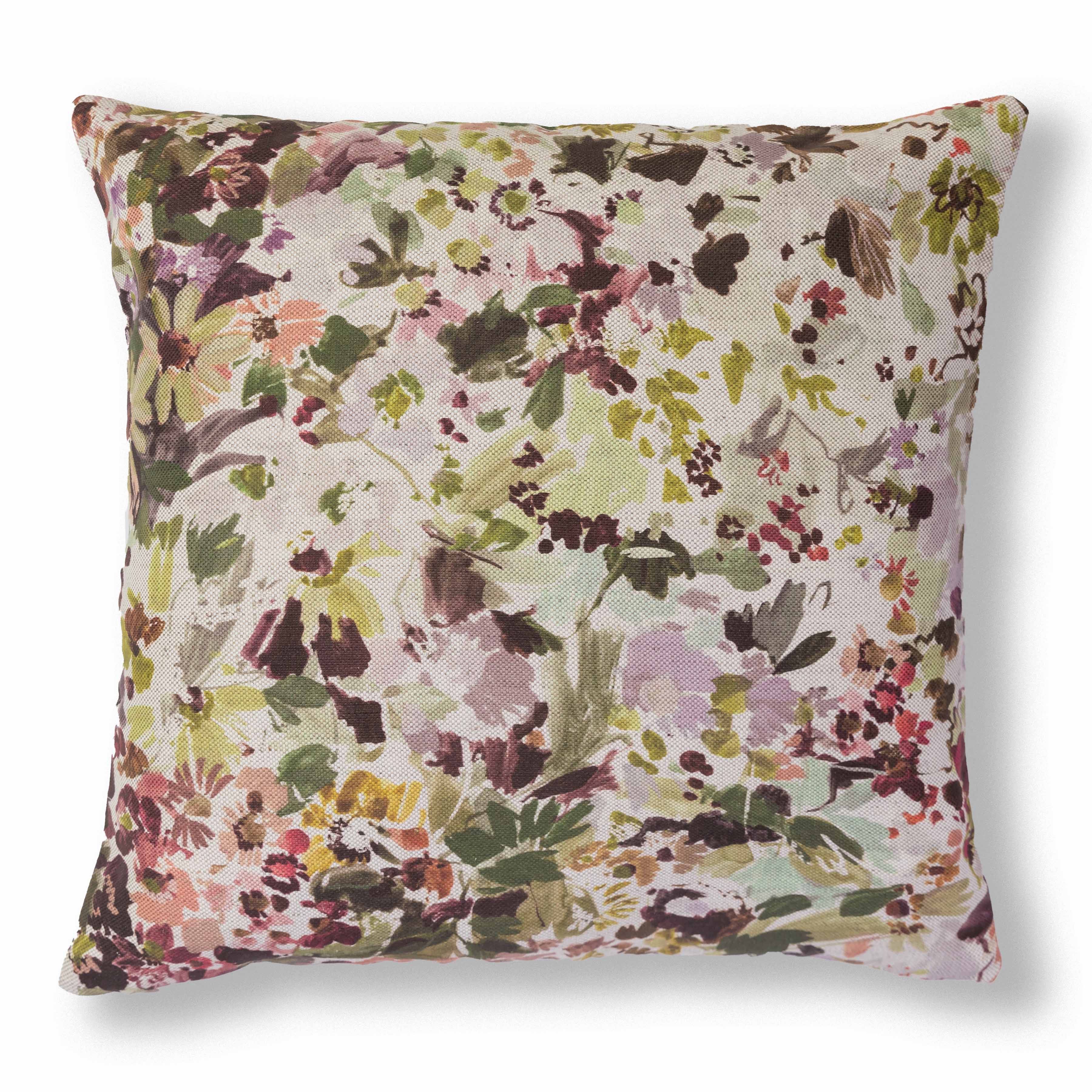 Gardens in Mauve Pillow Cover