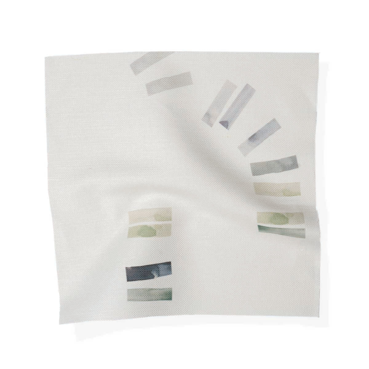 Contour in Blue Fabric Sample