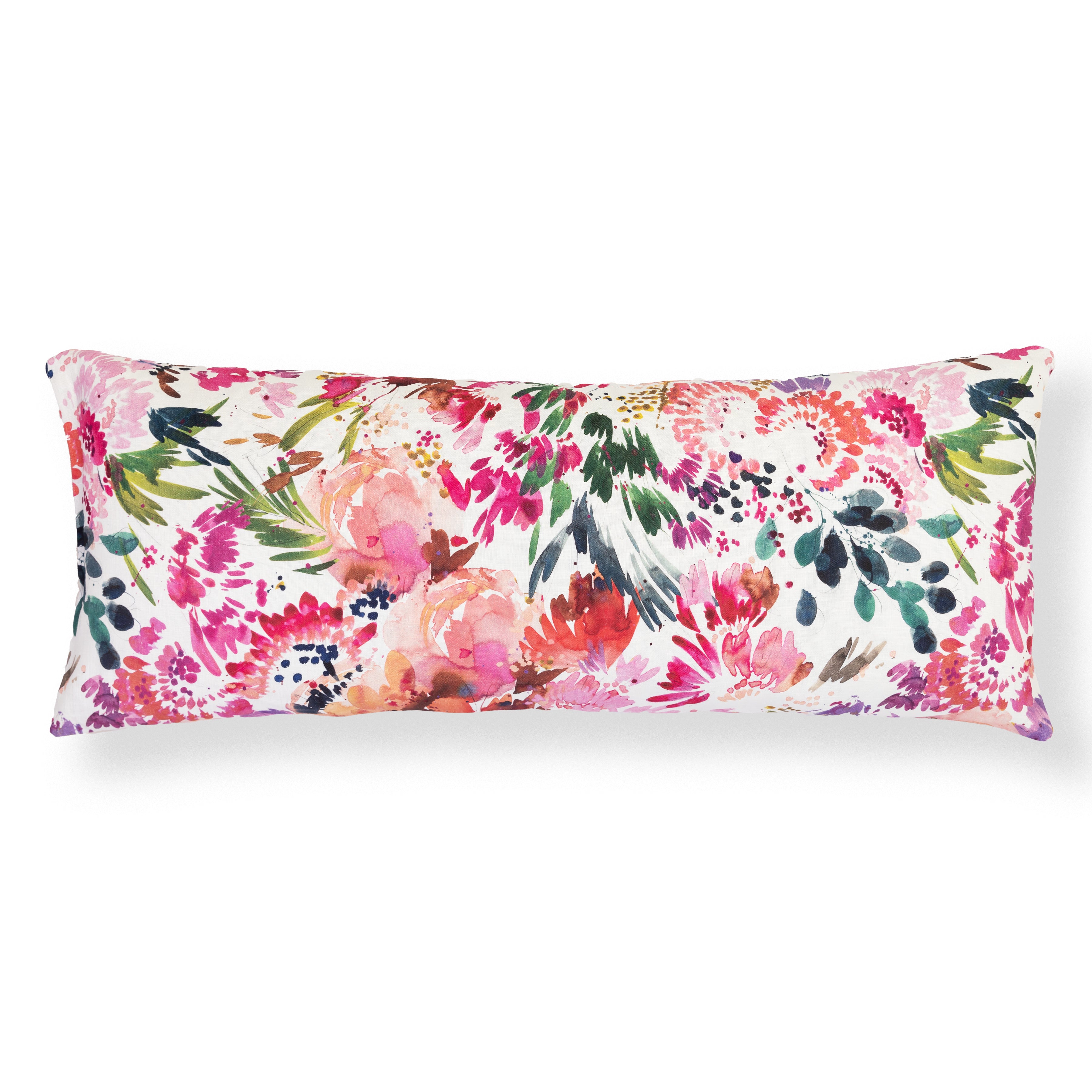 Mabel's Garden in Pink Pillow Cover