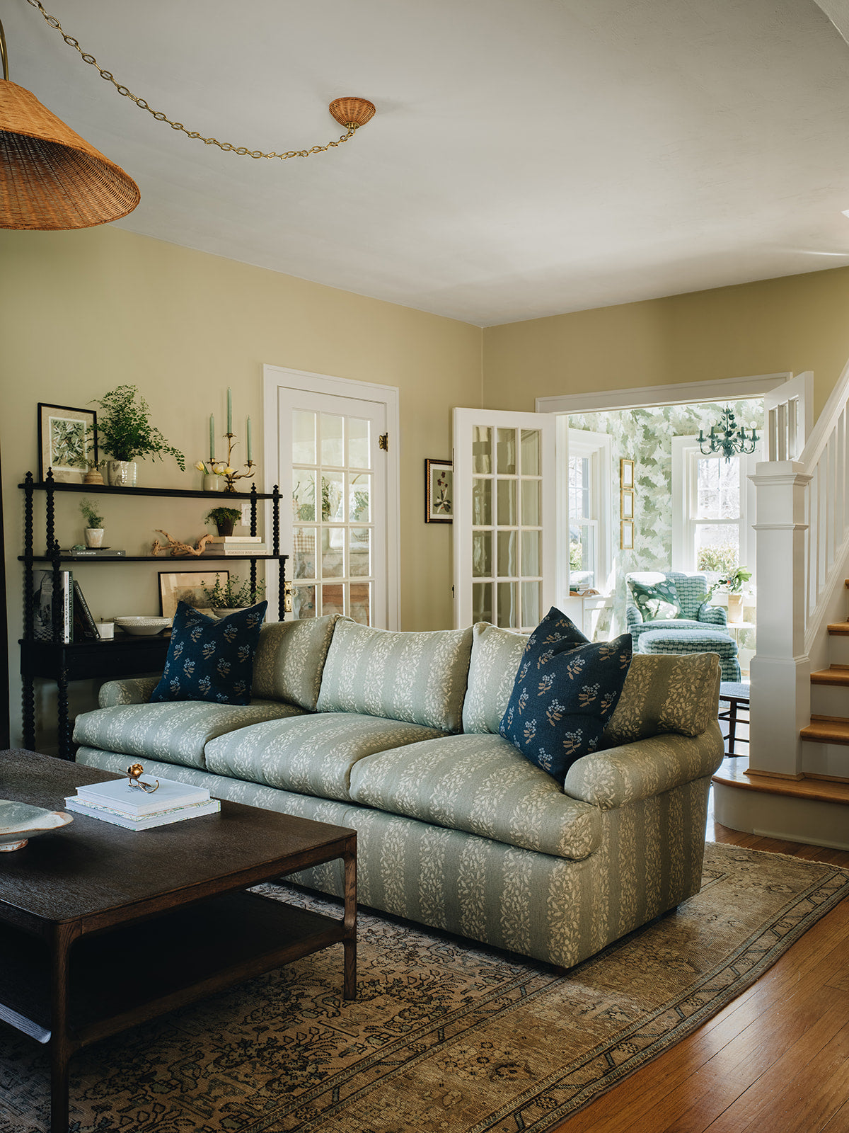 Linden in Thyme Fabric