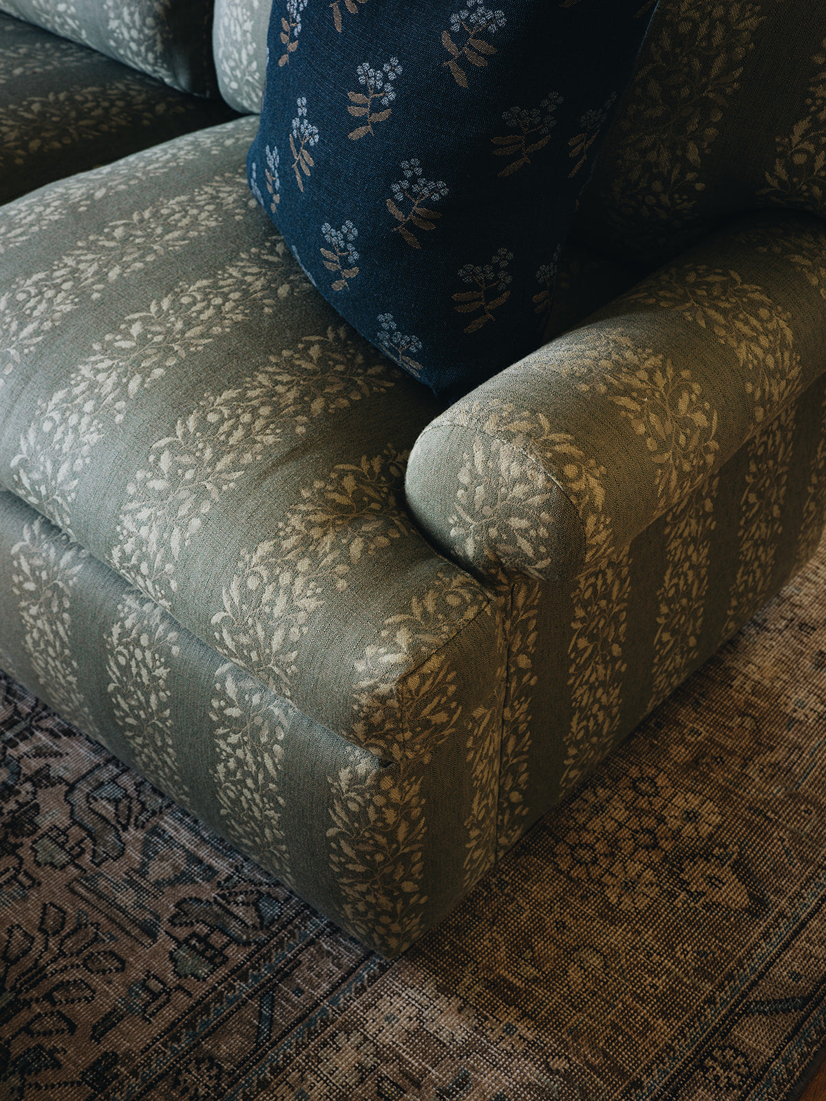 Linden in Thyme Fabric