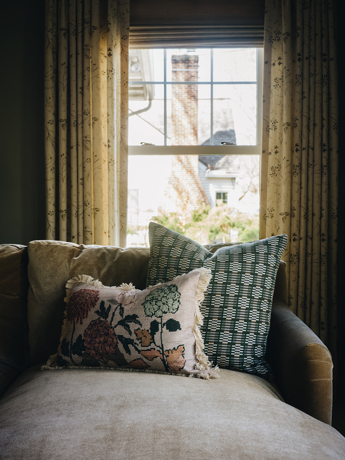 Thicket in Putty Fabric Sample