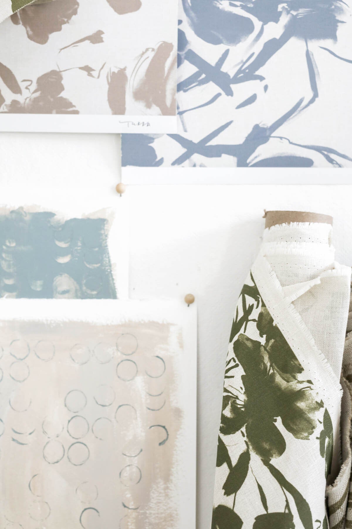 Terrace in Olive Fabric Sample