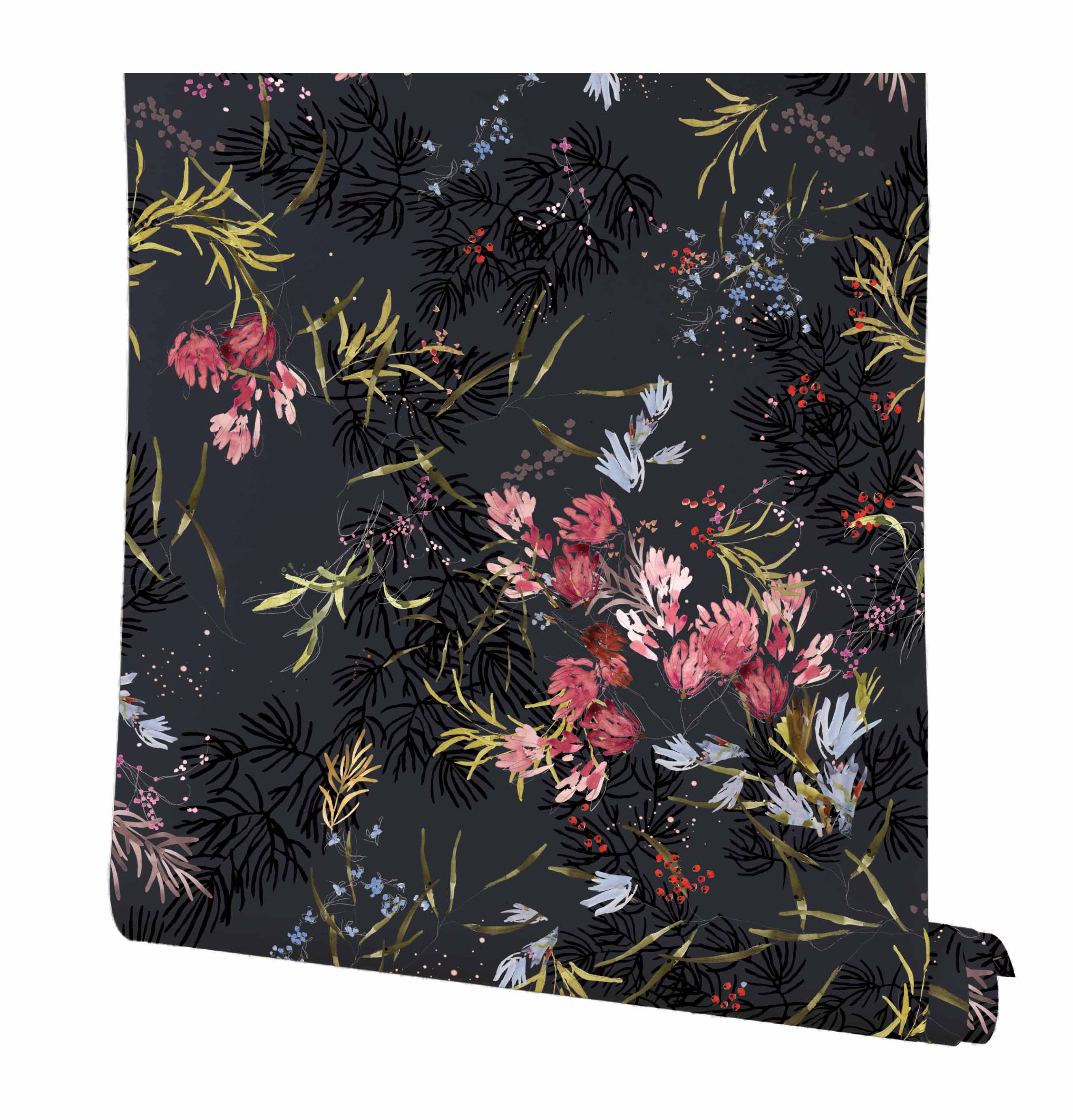 Meadow in Ink Sample