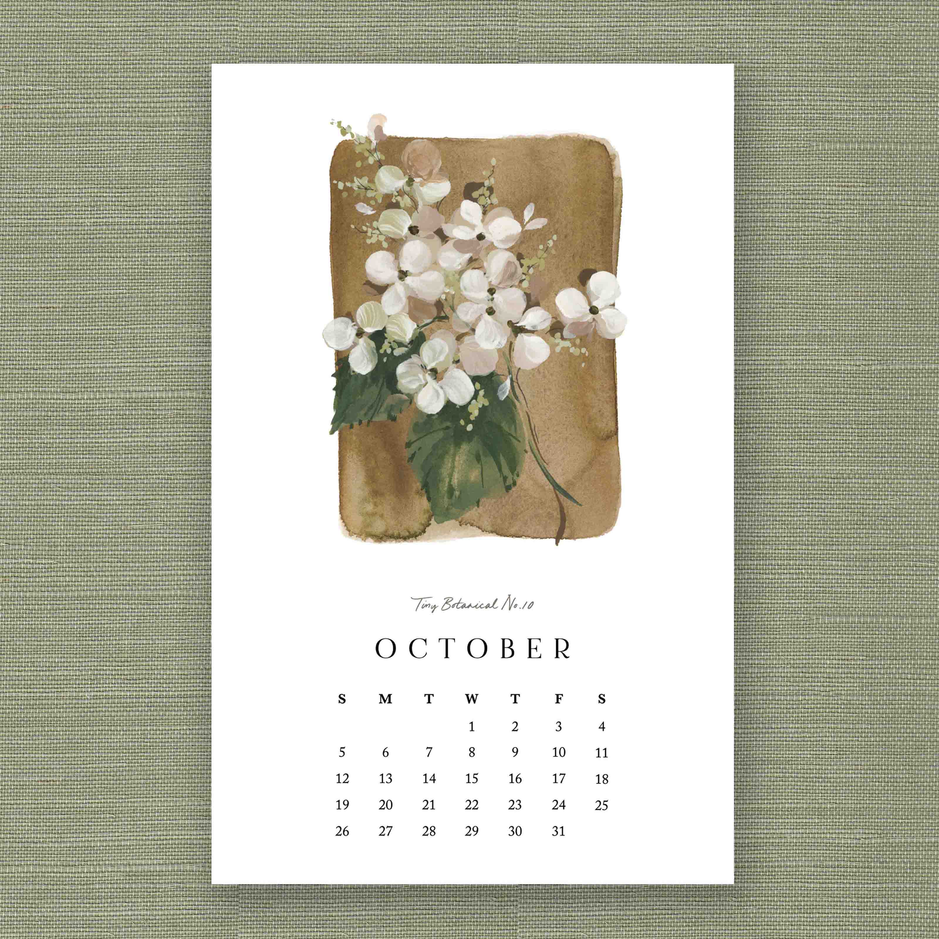 2025 Tiny Botanicals Calendar