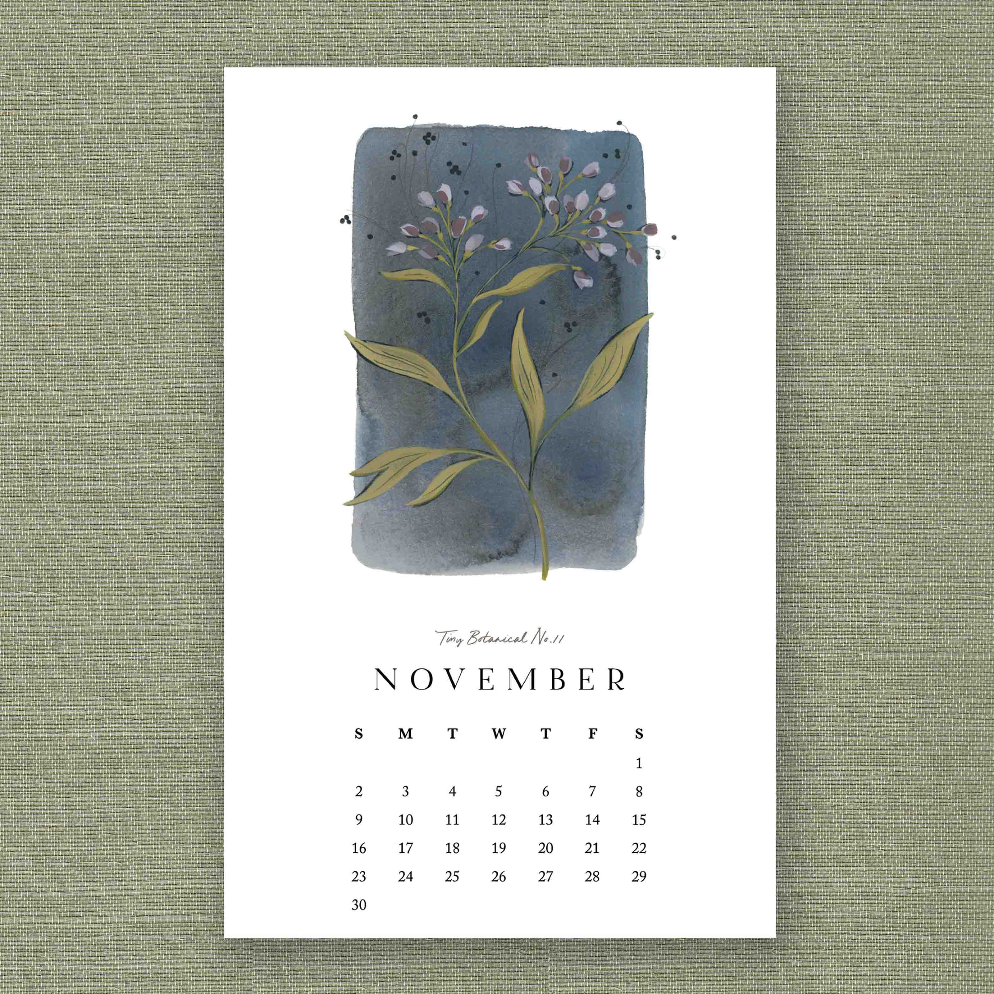 2025 Tiny Botanicals Calendar
