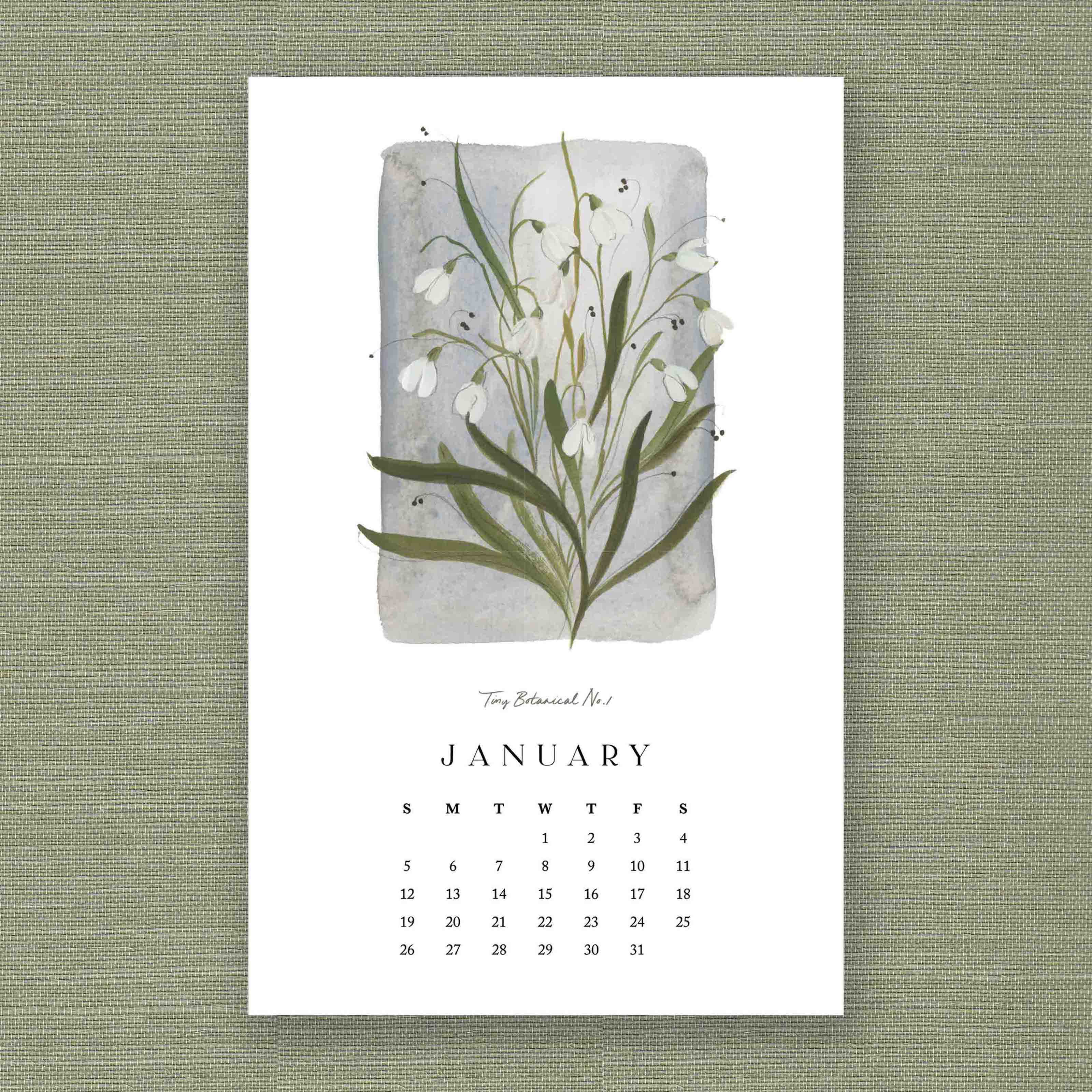 2025 Tiny Botanicals Calendar