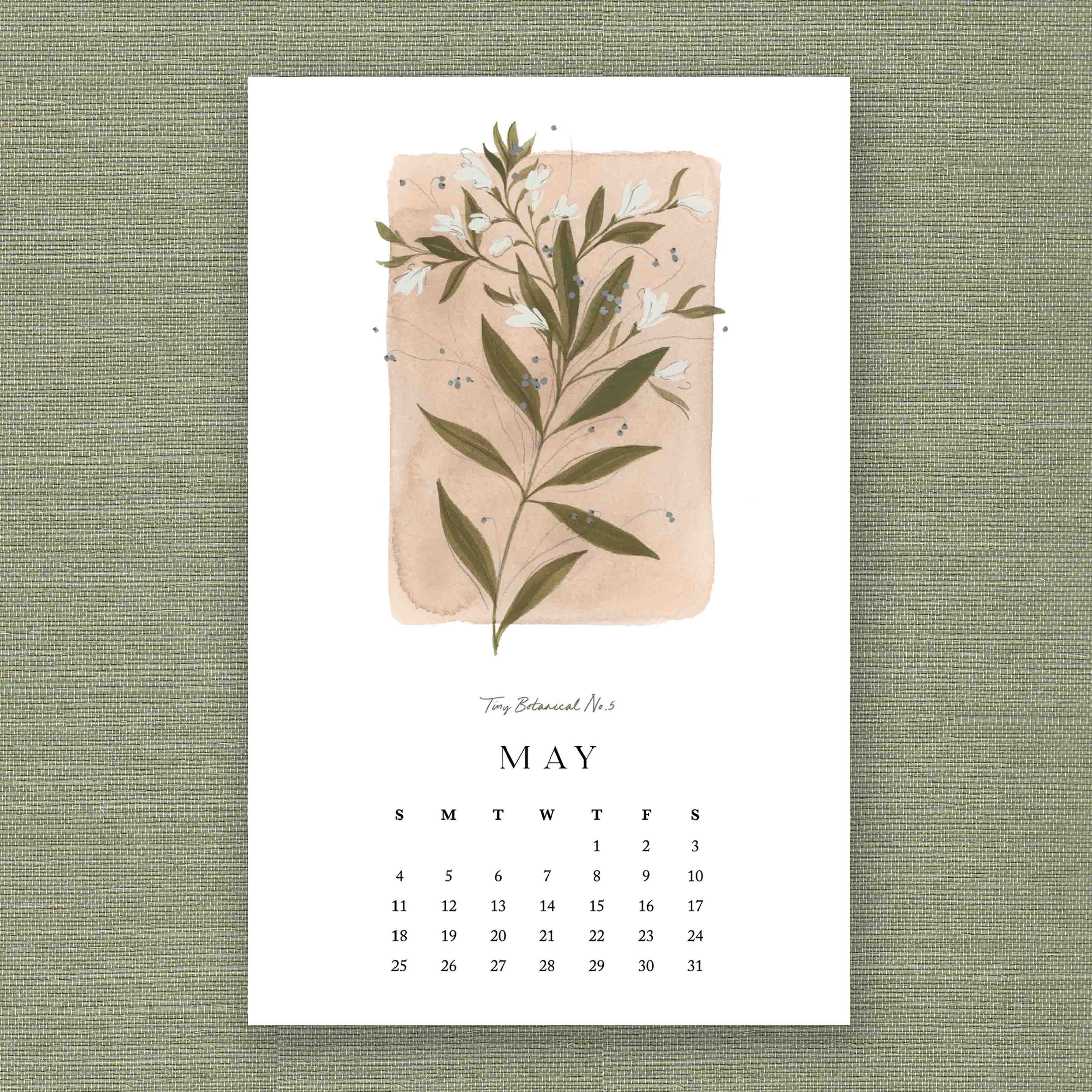 2025 Tiny Botanicals Calendar