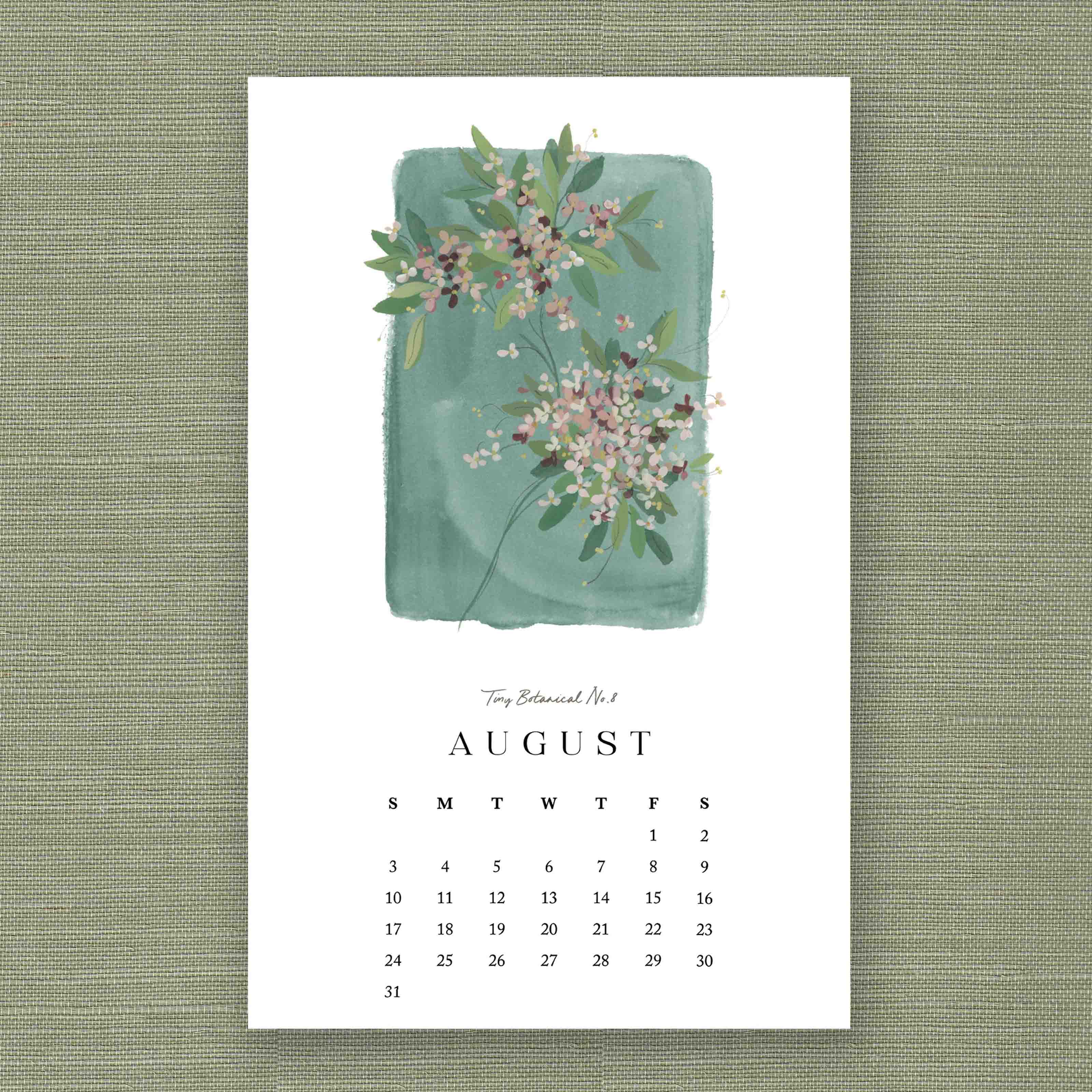 2025 Tiny Botanicals Calendar