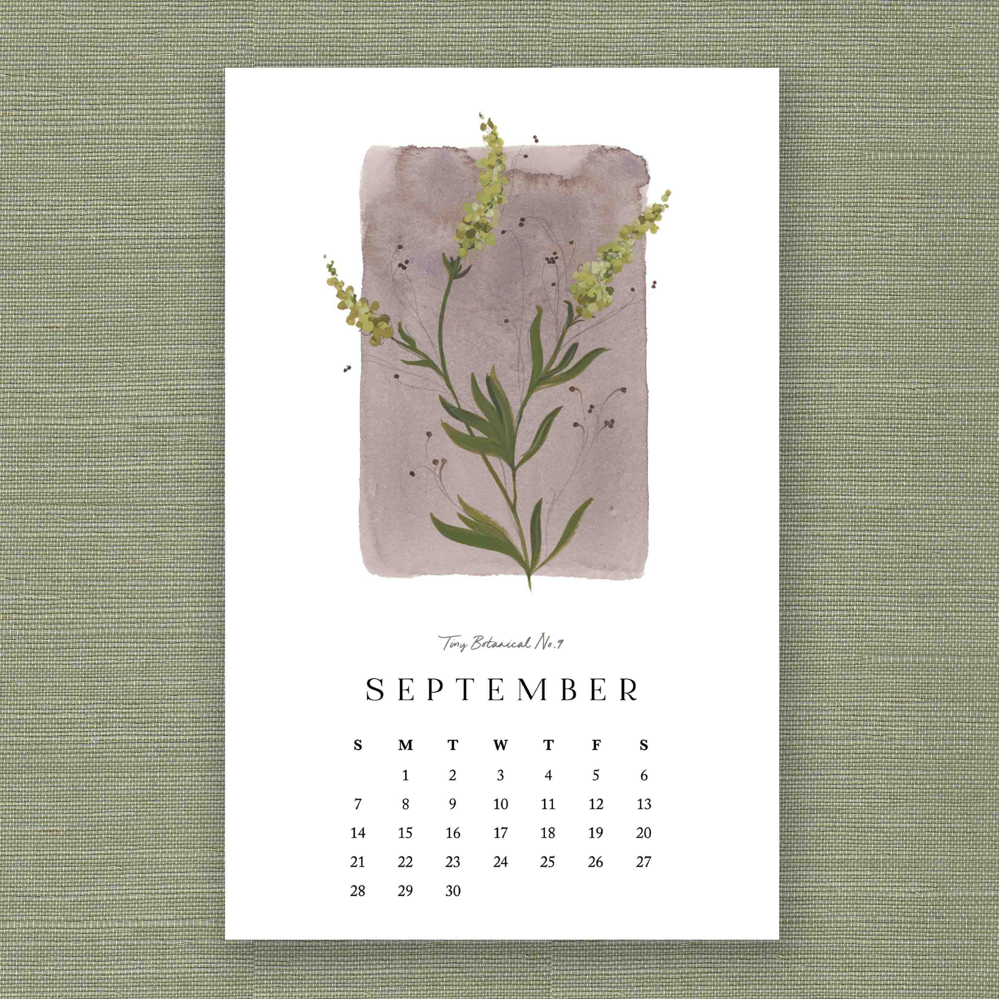 2025 Tiny Botanicals Calendar