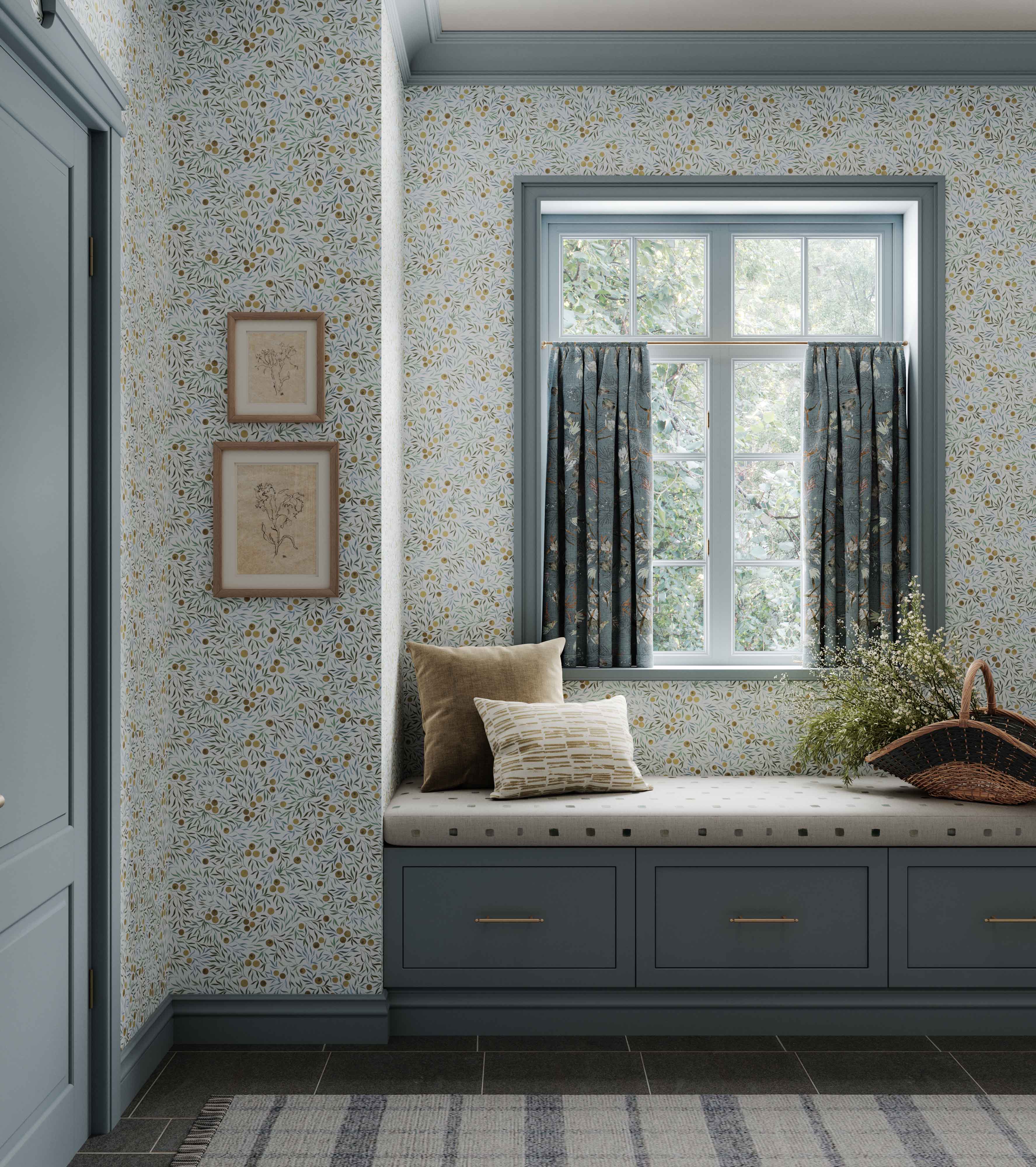 Meadow in Lake Fabric Sample