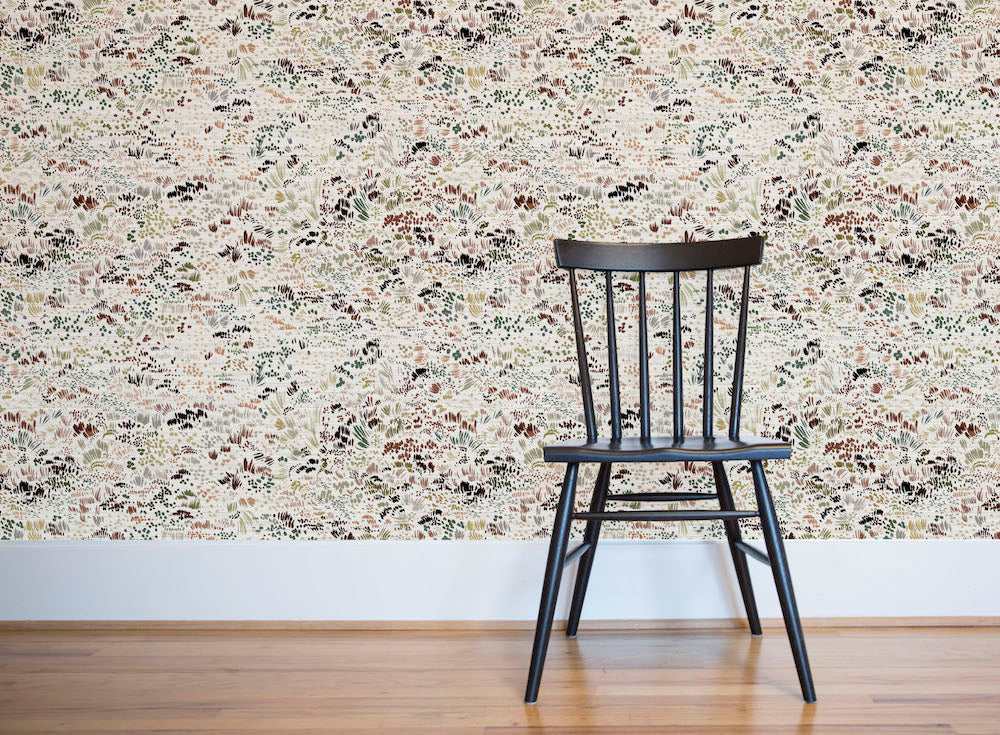 Valley in Hazel Grasscloth Sample