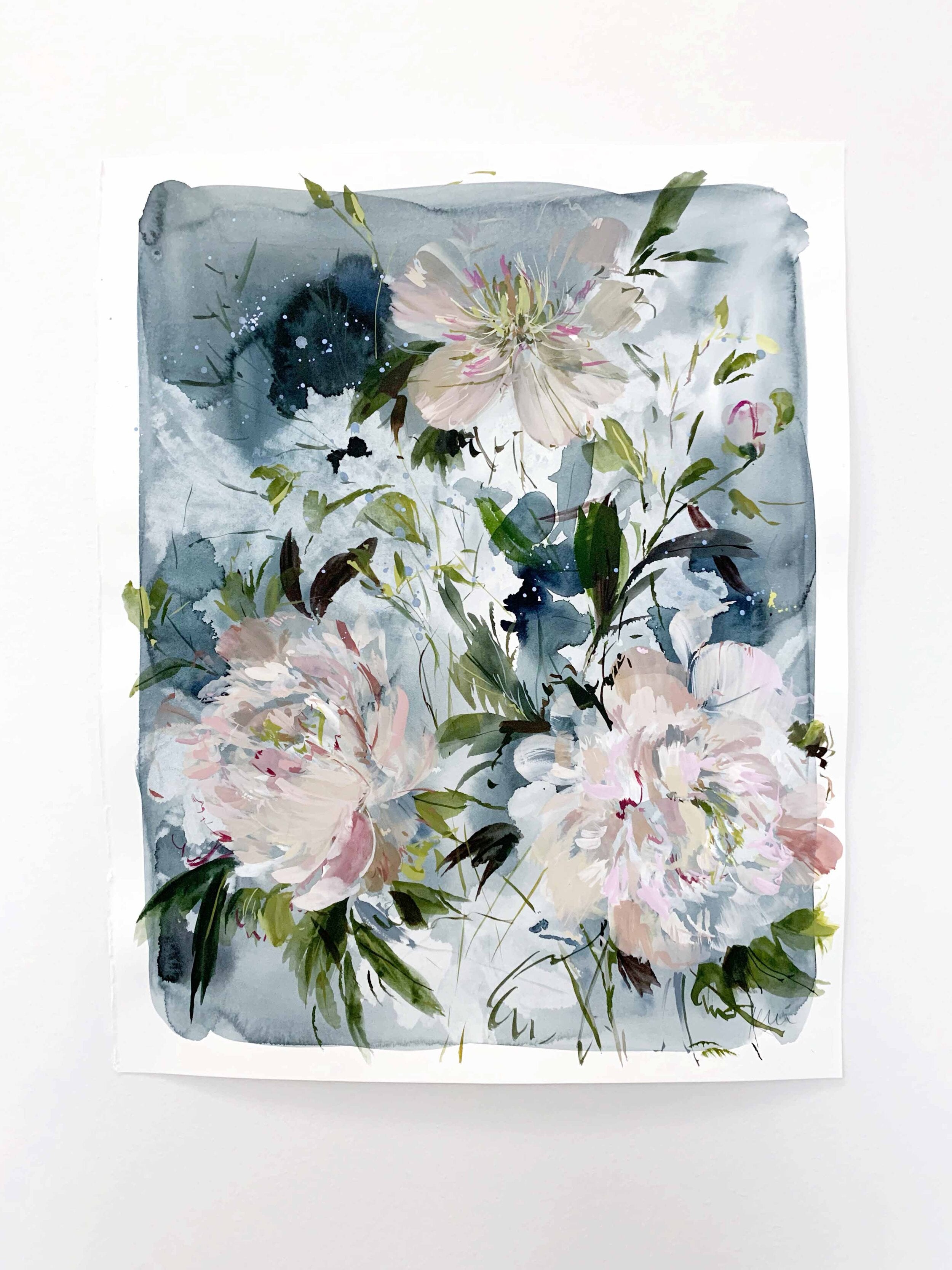 Dusk Peonies - Original