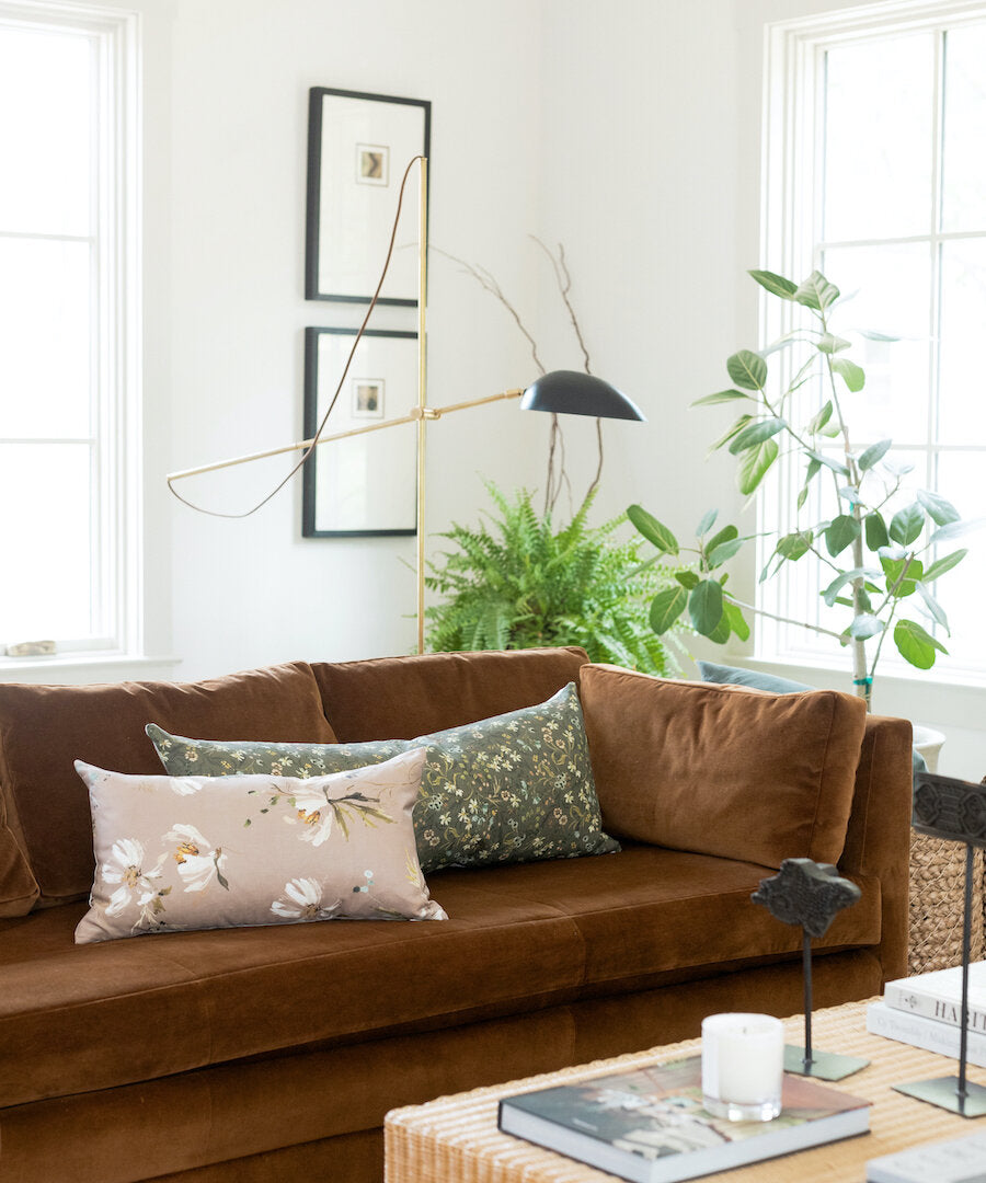 Eden in Olive Pillow Cover