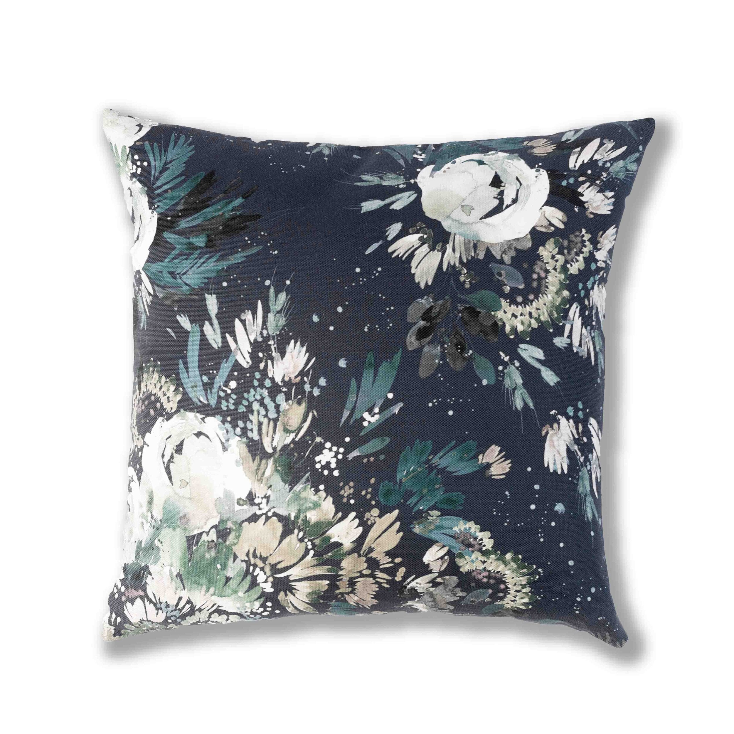Midnight Garden in Midnight Pillow Cover