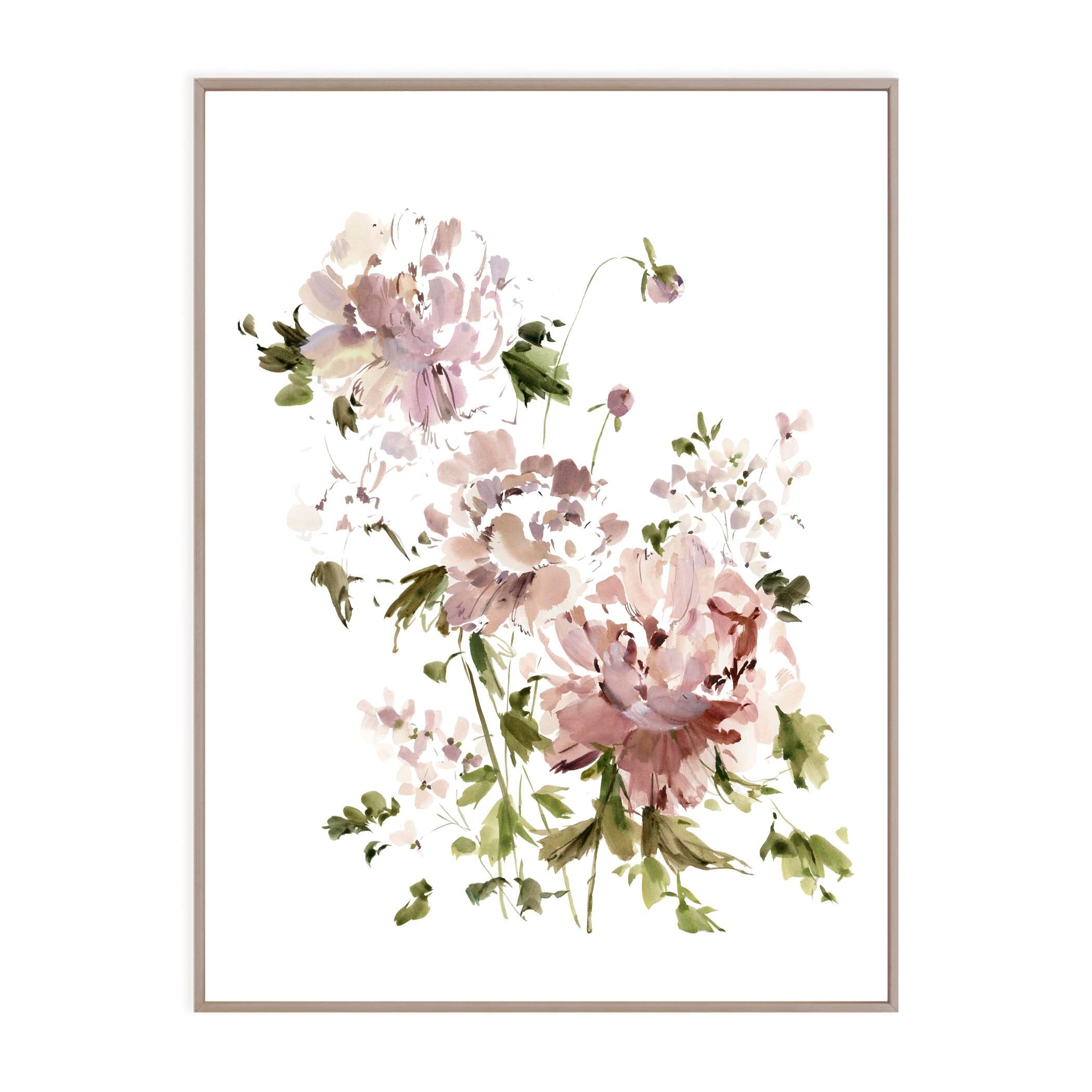Pale Peonies - Pink | Snow