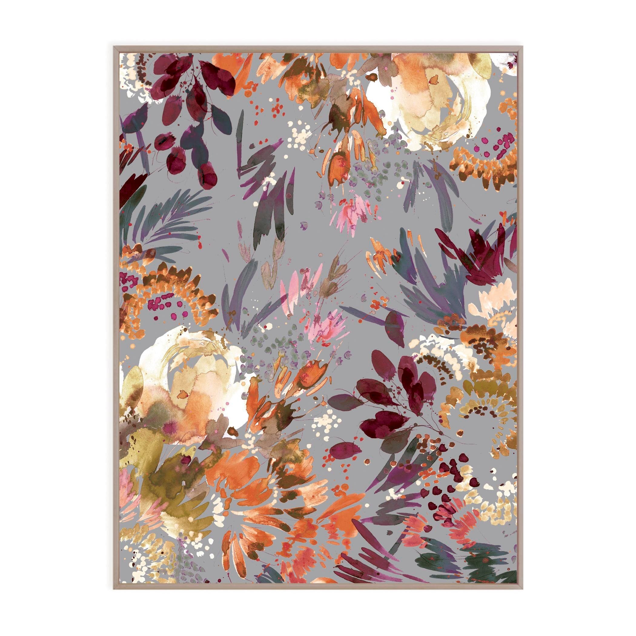 Summer Garden- Navy | Grey