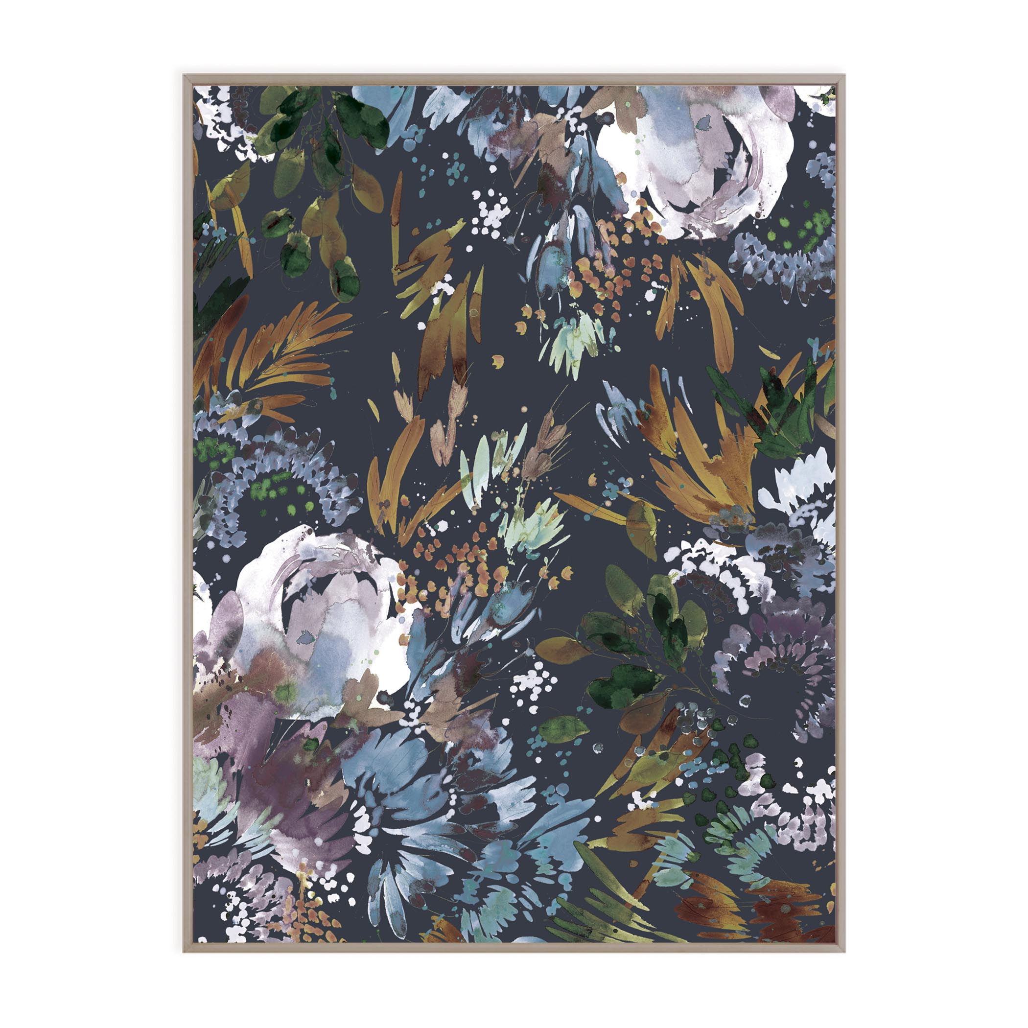 Summer Garden- Navy | Grey