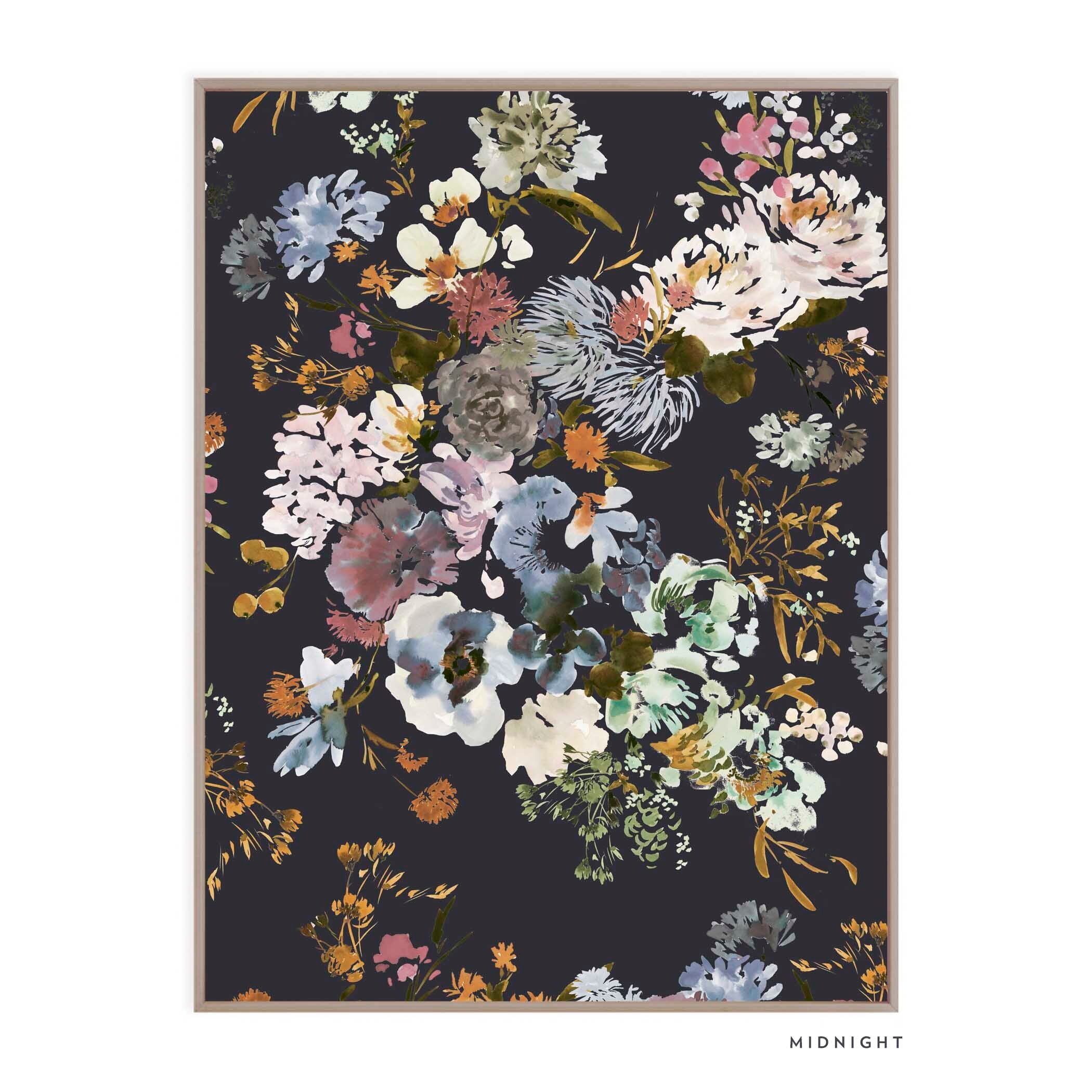 Wildflower - Dew | Midnight | Ink