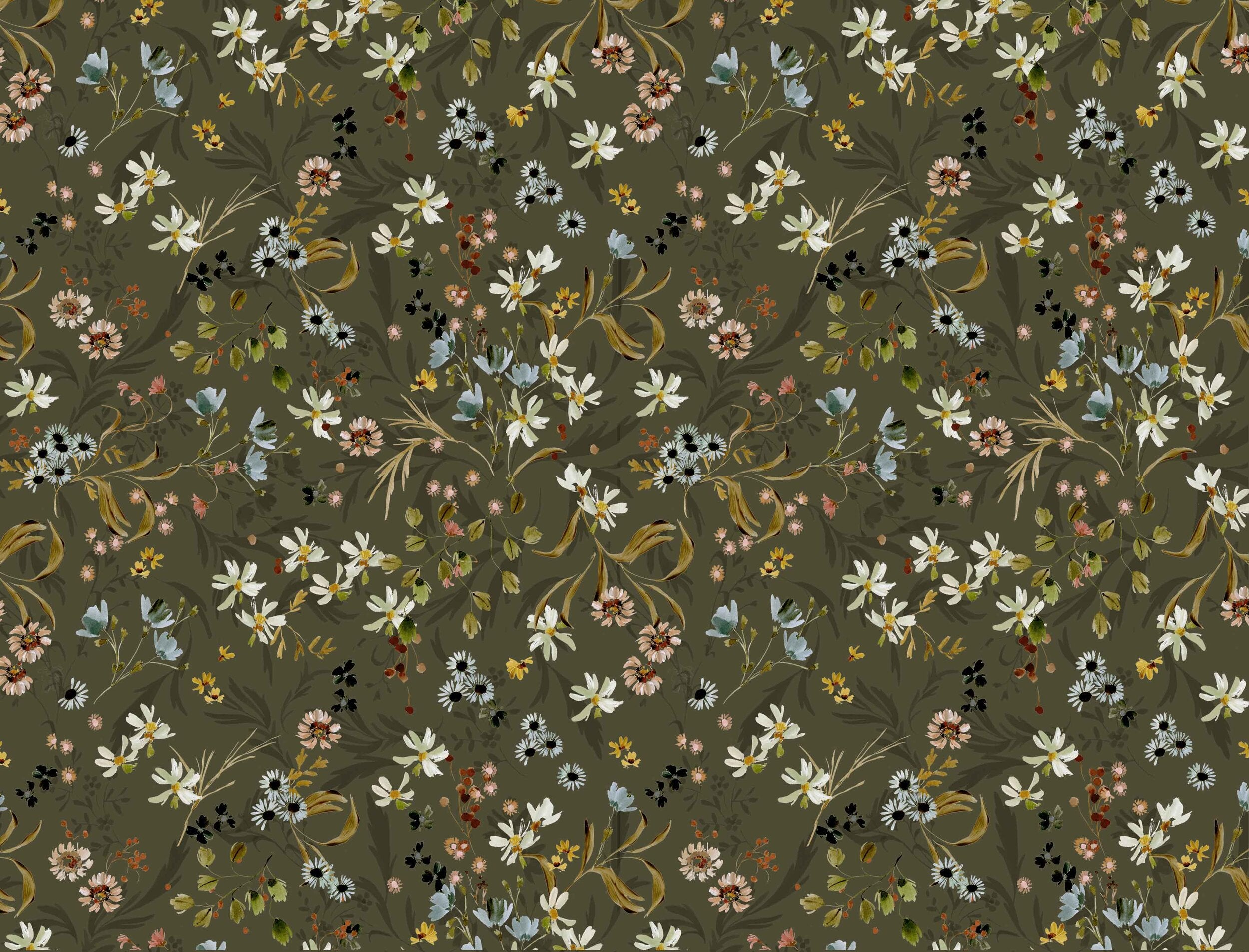 Eden in Olive Fabric